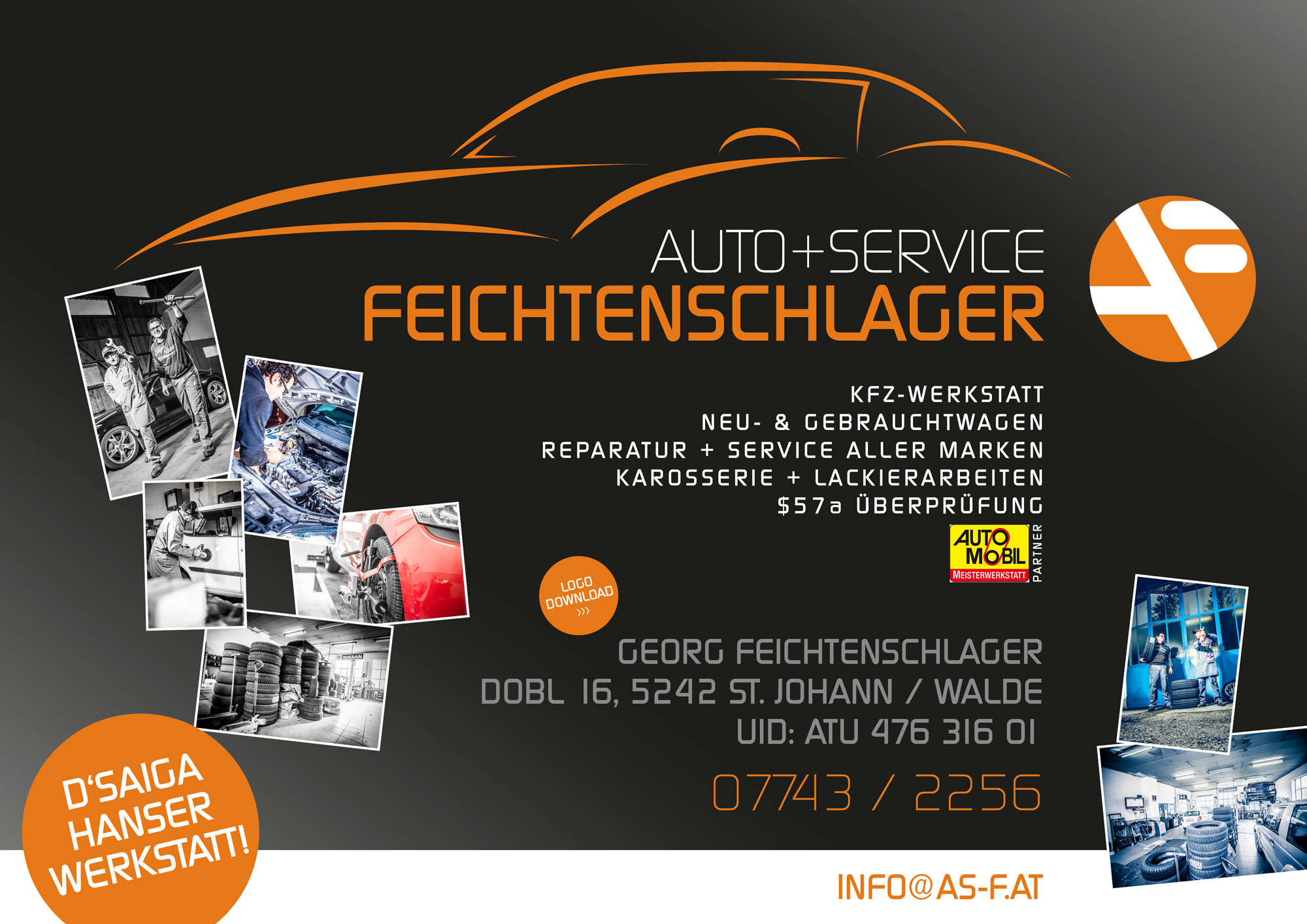 auto kfz werkstatt neu gebraucht Reparatur Feichtenschlager St. Johann am Walde